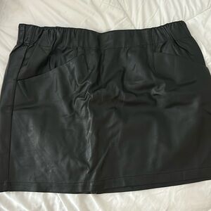 Wild Fable Leather Skirt